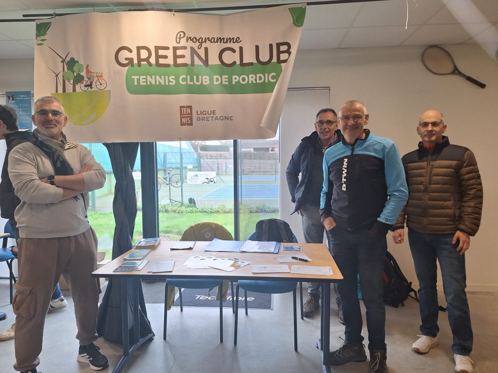 GoëloCyclette était présente au Green club organisé par le tennis de PORDIC le 1er mars